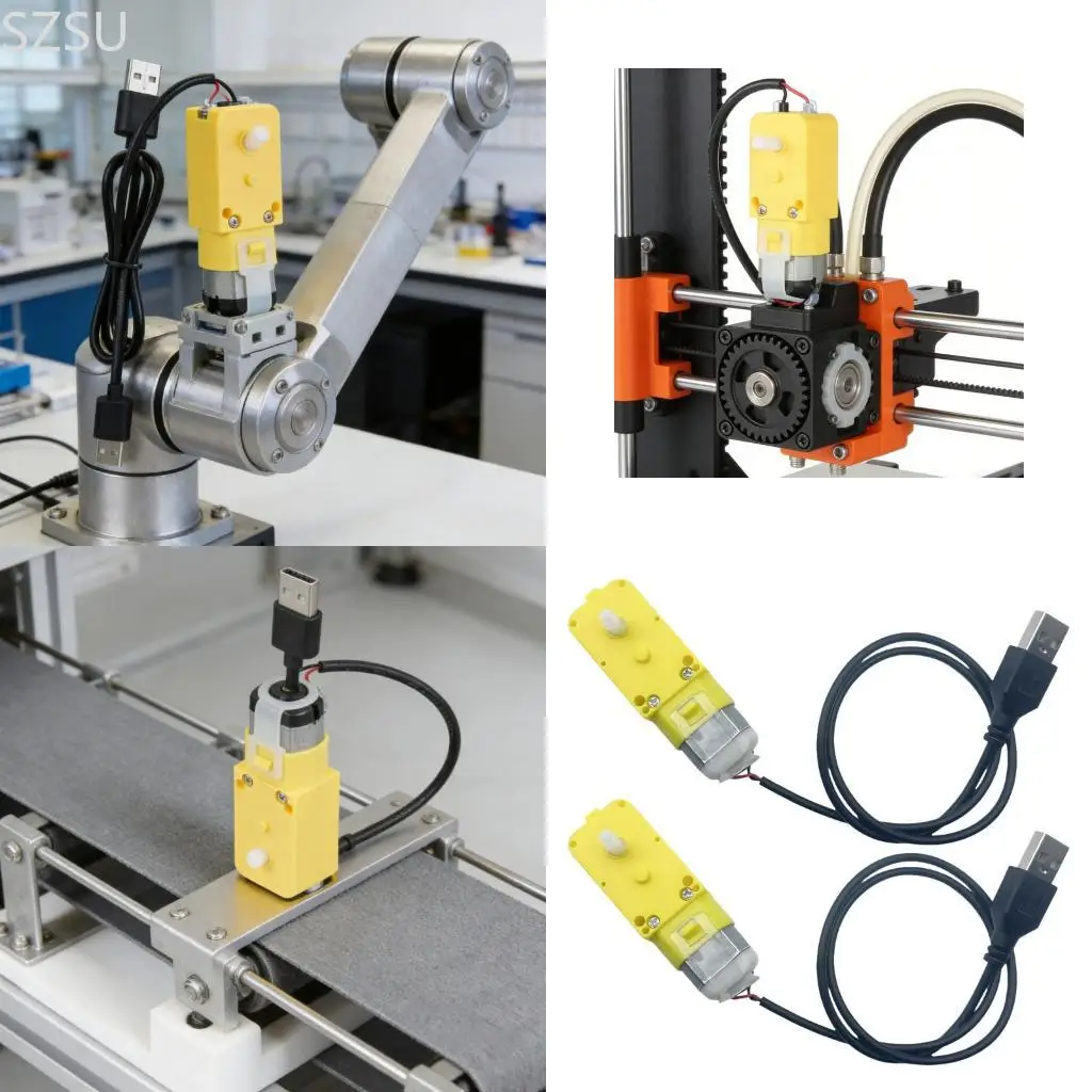 SZSU Compactly Drive Mechanism Gear Motor For LA001 DIY Projects 3D Printer Upgrades Reliabled Power Transmission