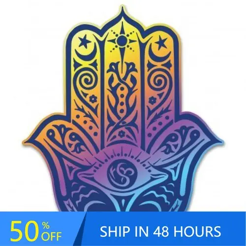 

Hamsa Hand Beautiful Trendy Motor Home Truck Bumper Car Waterproof Vinyl Decal Sticker Cool Aesthetic Funny