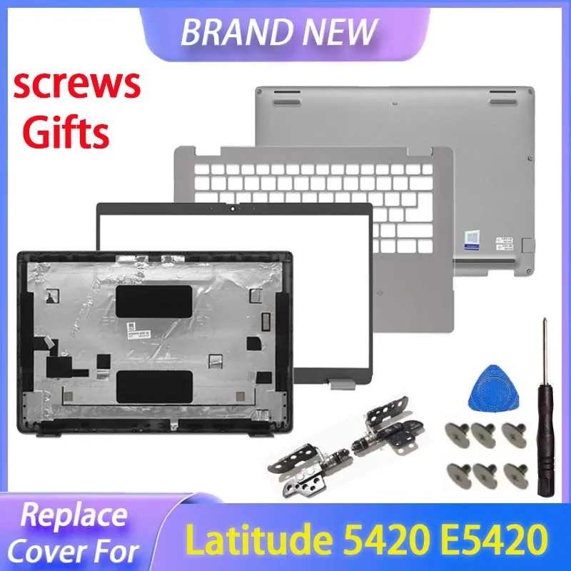 Cubierta de repuesto para Latitude 5420 E5420, cubierta trasera LCD para ordenador portátil, bisagras de bisel frontal, parte superior superior e inferior, 0DW98X 063DTN