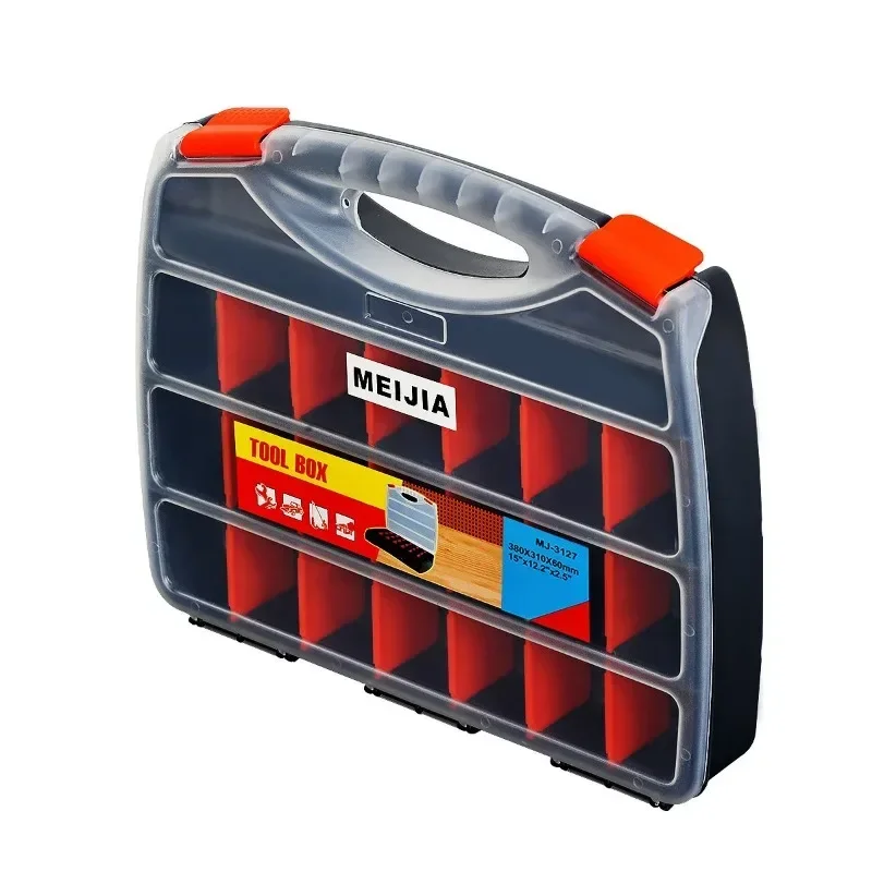 Plastic Organizer Box Thickened Durable Tool Box Multifunctional Portable Parts Boxes Sorting Finishing Storage Tools Packaging