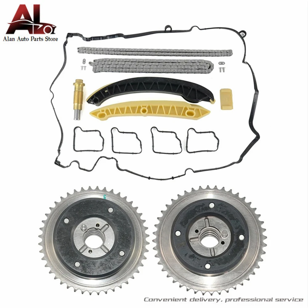 Timing Chain Kit for Mercedes-Benz M271 Oil Compressor C180-C230 Camshaft Gears