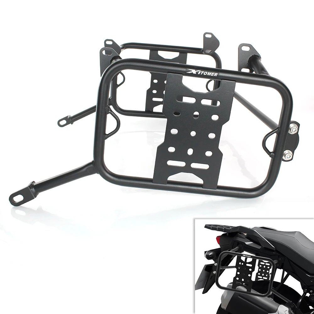 

Fit For Suzuki DL650 V-storm 650XT 2017-2025 Motorcycle Side Panniers Saddle Bag Support Bars Mount Brackets Top Case Box Rack