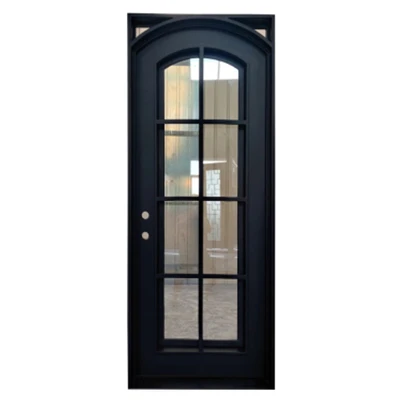 

Superior Quality Wrought Iron Entrance Security Steel Door Iron Single Door Design