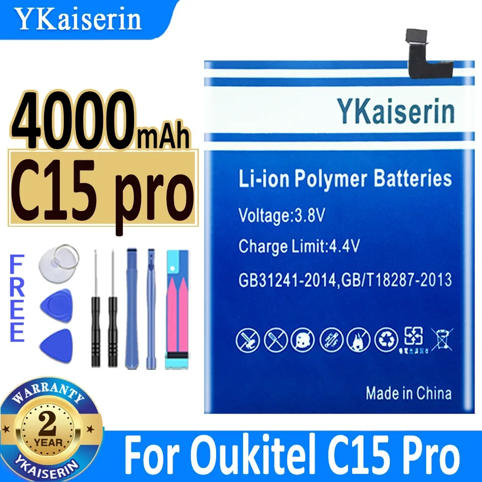 Battery For Oukitel C5 C11 C12 C15 C16 C17 C18 C21 C23 Pro 5.71 C16Pro C5Pro C12Pro C11Pro C18Pro C21Pro C15Pro C17Pro C23Pro