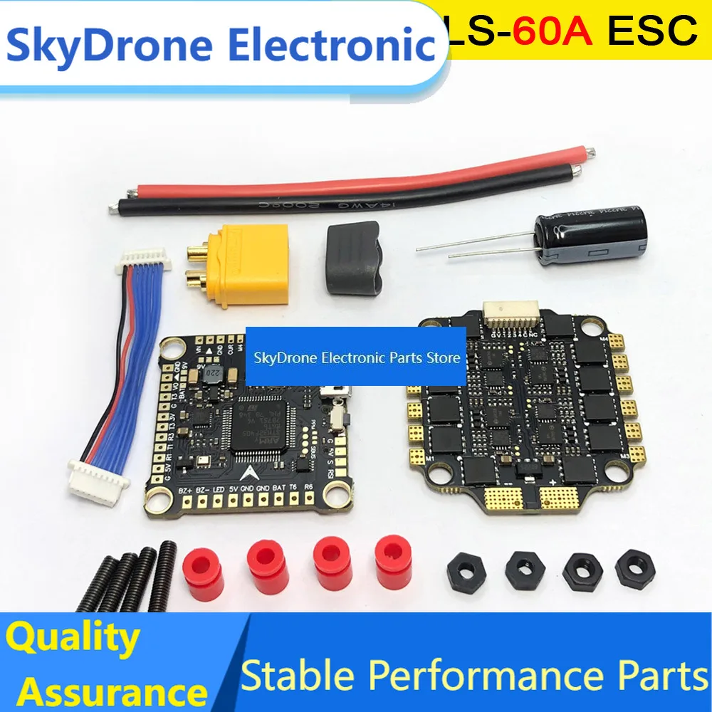 SkyDElYSIDO F4V3S FC Flight Controller 2507 Motor 45A 60A 4-IN-1 ESC Stack/Flytower Combo For RC FPV Racing Multirotor Qua