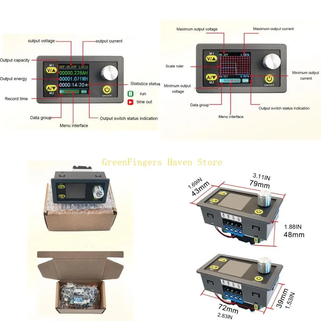 

F68D High Power 36V 5A for DC Regulated Power Supply Adjustable for DC Power Supply Mini Lab for Bench Power Supply Easy
