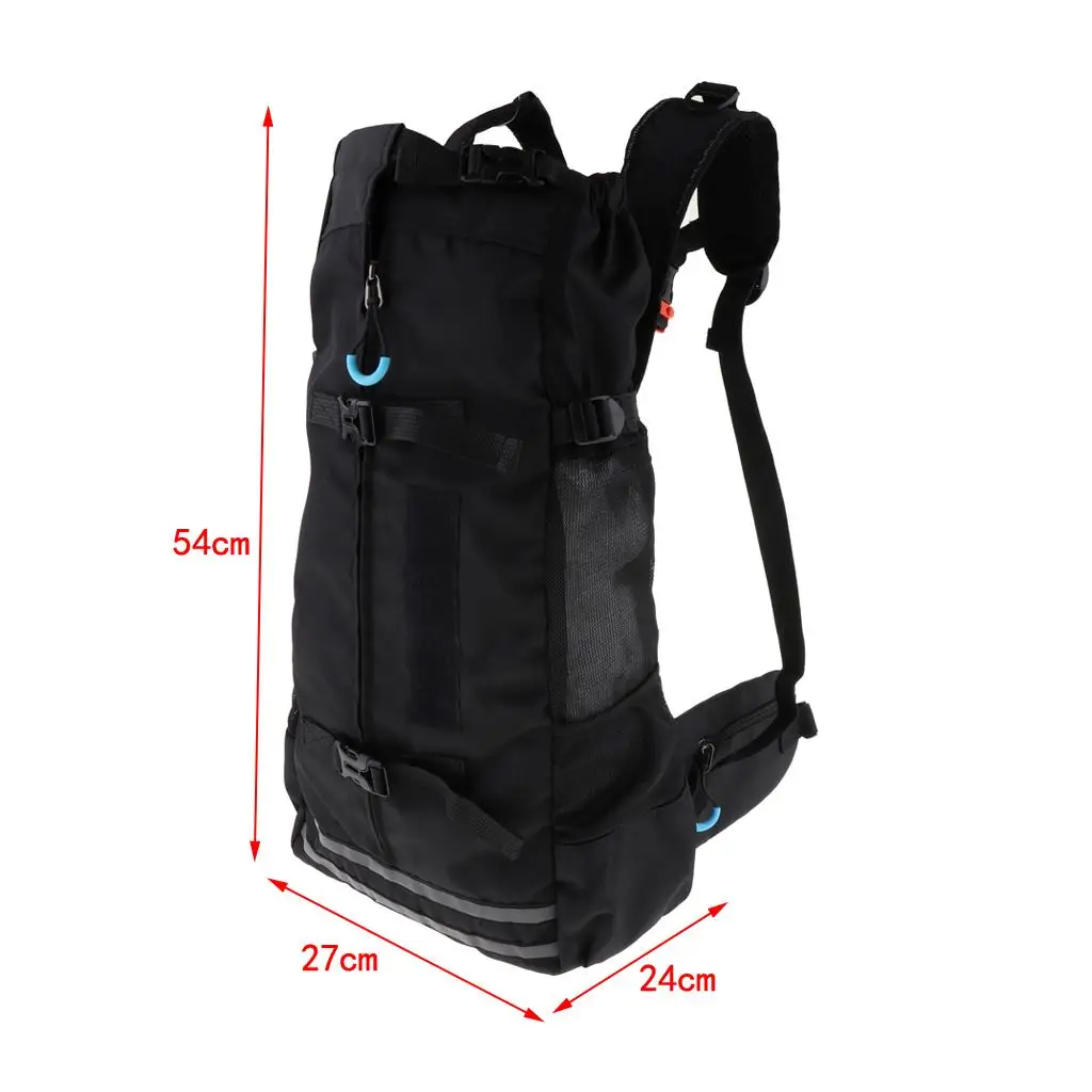 Zipper Design Dog Carrier Hiking Backpack Foldable Dog Carrier Breathable Bag,