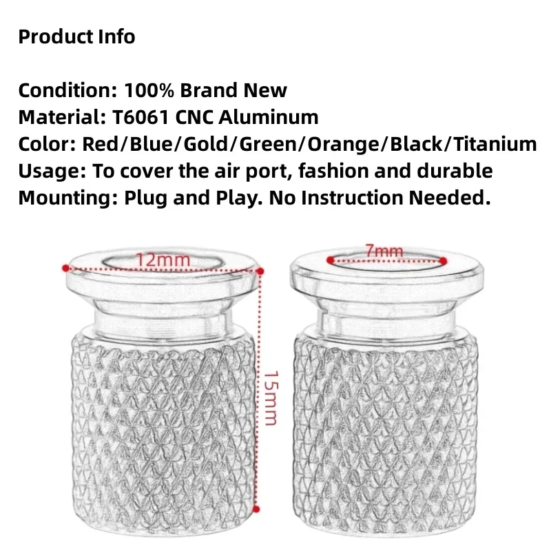 2 قطعة عجلة دراجة نارية قضيب صمام إطار قبعات الغبار غطاء ل Qjmotor Srt Srk Srv 250 300 550 650 800 S Qj 500S 300S اكسسوارات #2