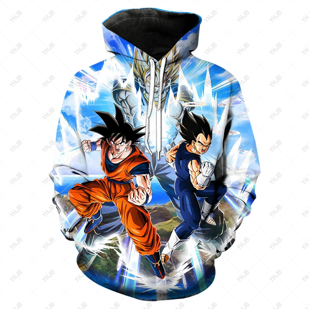

3D Printing Fashion Dragon Ball Z Hoodie For Kids Boys and Girls Sweatshirt Loose Long Sleeve Spring Autumn Goku Veget Pullover