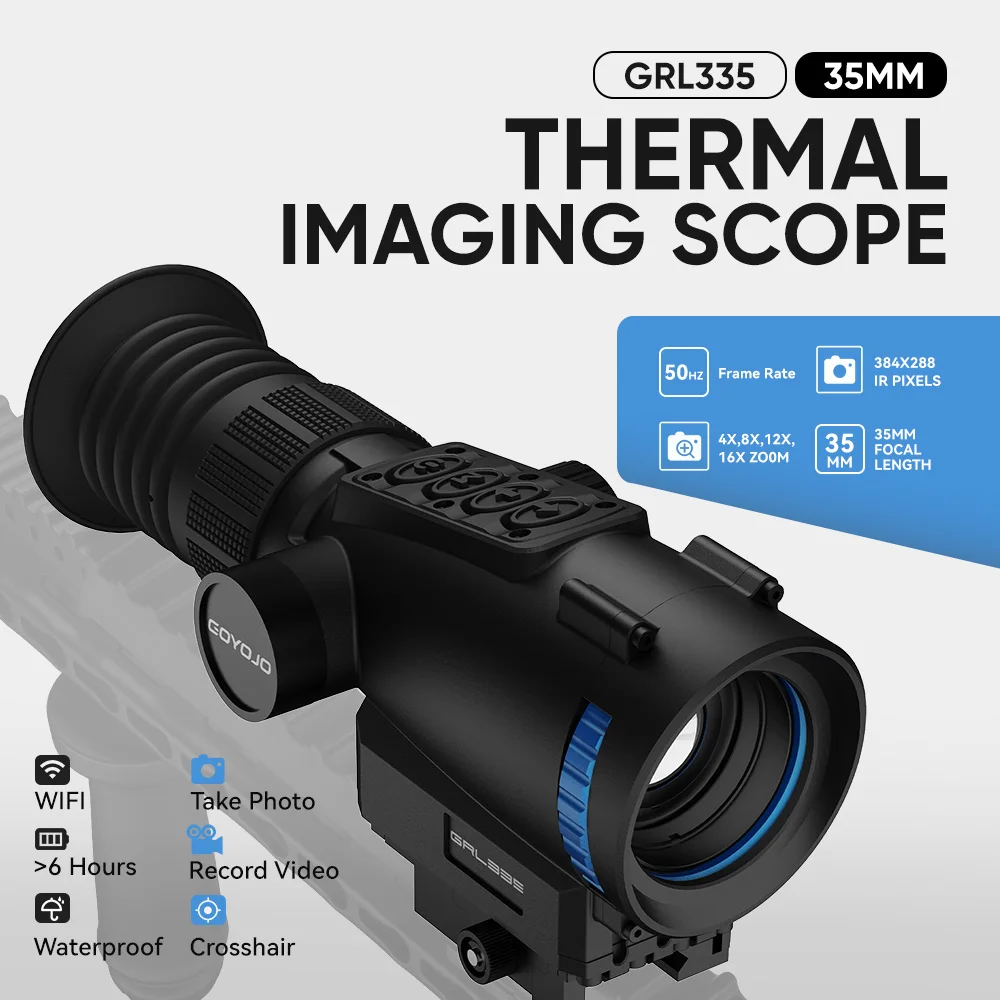 Goyojo 384x288 Thermal Scope 1500-1800m Thermal Imaging Riflescope with High