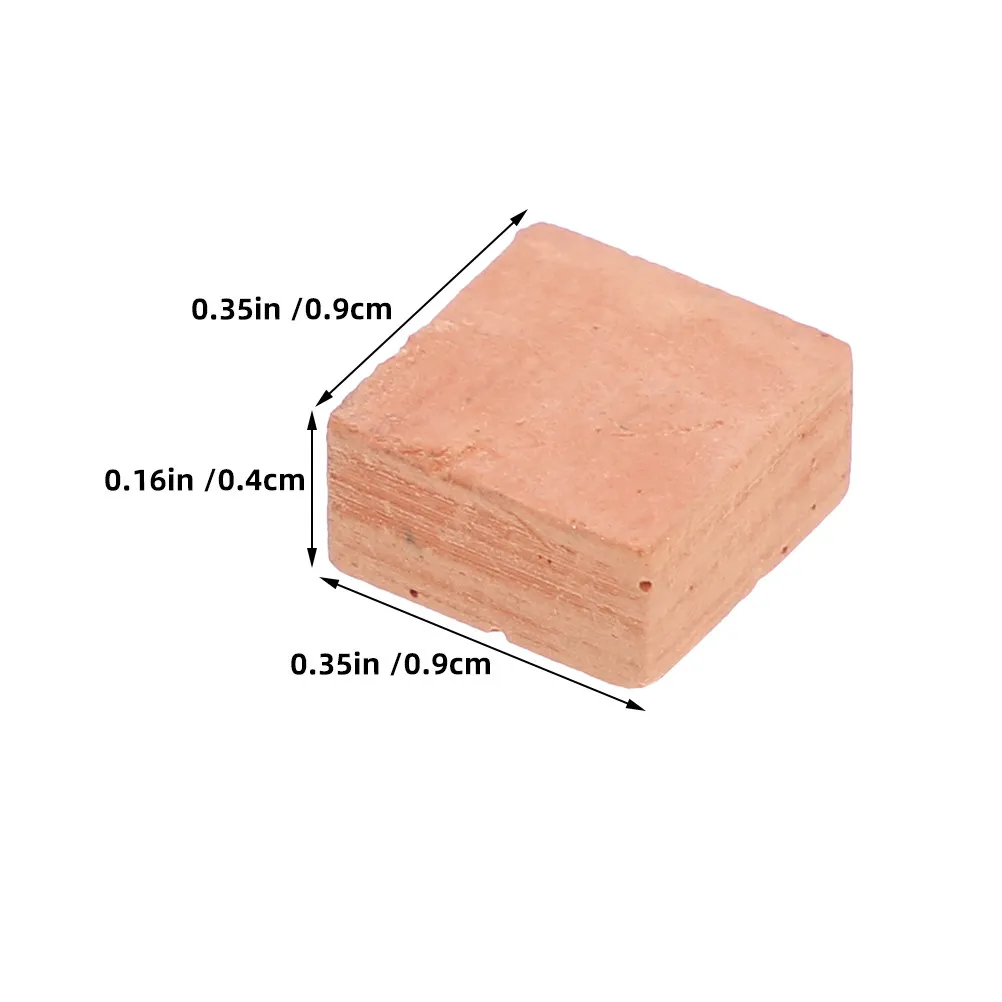 30Pcs Mini Red Bricks Artificial Simulation Sand Table Accessories for DIY House Building Micro Landscape Crafts