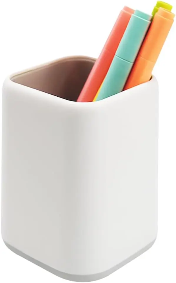 Pen Holder Stand for Desk, Scandinavian Organizer, Makeup Brush Holder, Gray