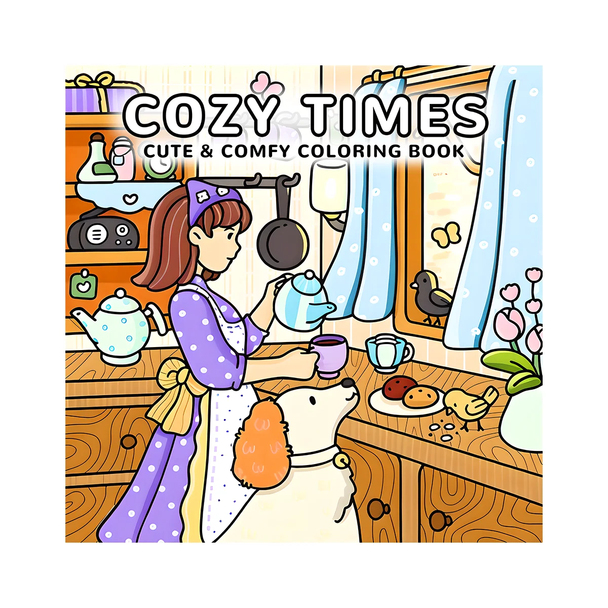COSY TIMES: Kleurboek voor volwassenen met leuke en comfortabele dagelijkse activiteiten voor ontspanning Kinderen DIY-schildertekenboeken - afbeelding 2