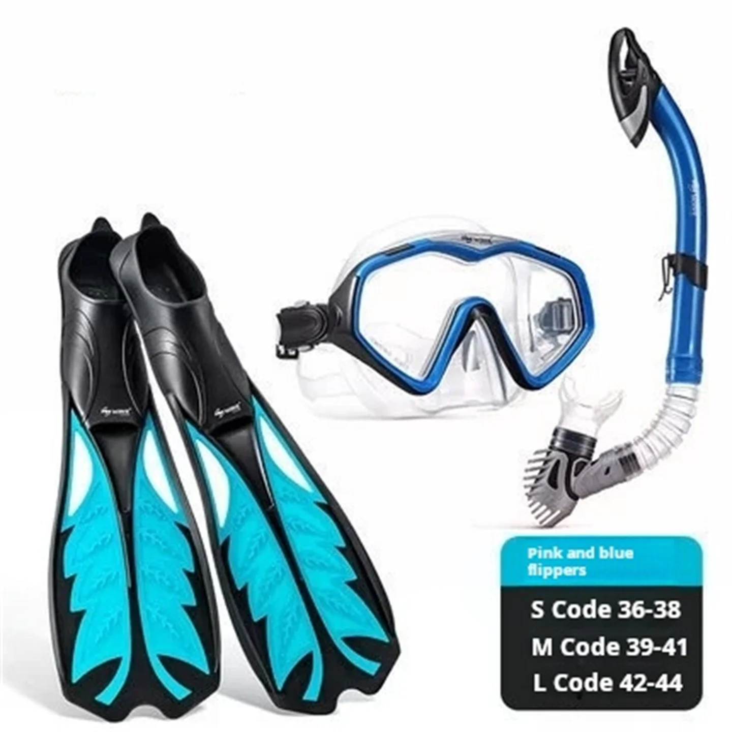 

Набор из 3 предметов для профессионального подводного плавания — противотуманная маска HD / полностью сухая трубка / высокопрочные ласты | Унисекс тренировочное снаряжение для дайвинга и плавания