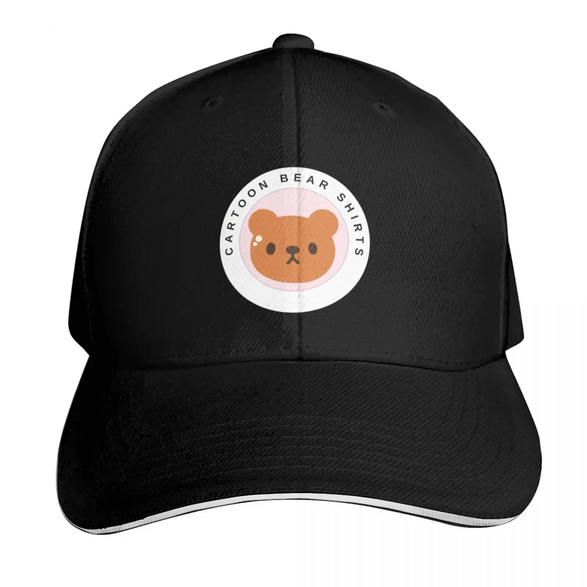 cartoon bear logo shirt Baseball Cap derby hat Military Tactical Cap western Hat cute Men's Caps Women's