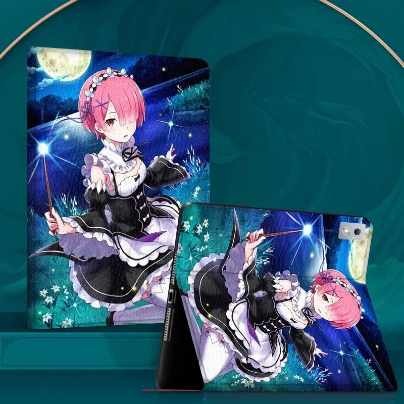 

R-Re Z-ZEROS Anime Art Cover Tablet Case For Xiaoxin Legion Tab Y900 Y700 K10 M10 P11 Pad Pro GT Plus 3rd Gen 4 8.8 11 11.5
