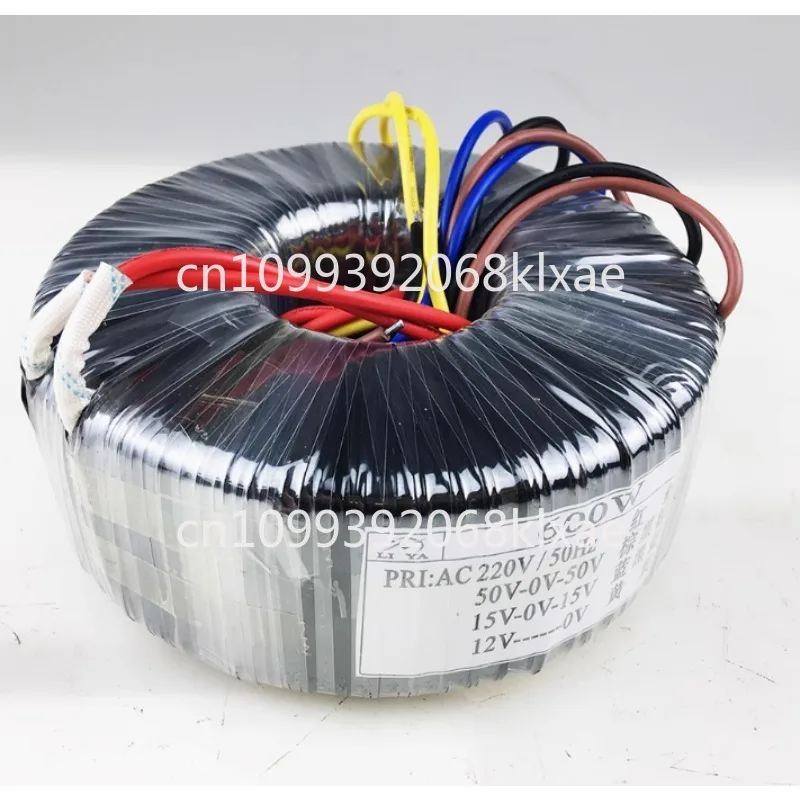600W toroidal transformer 220V to 12V/18V/24V/48V/pure copper dry isolation power supply voltage customization