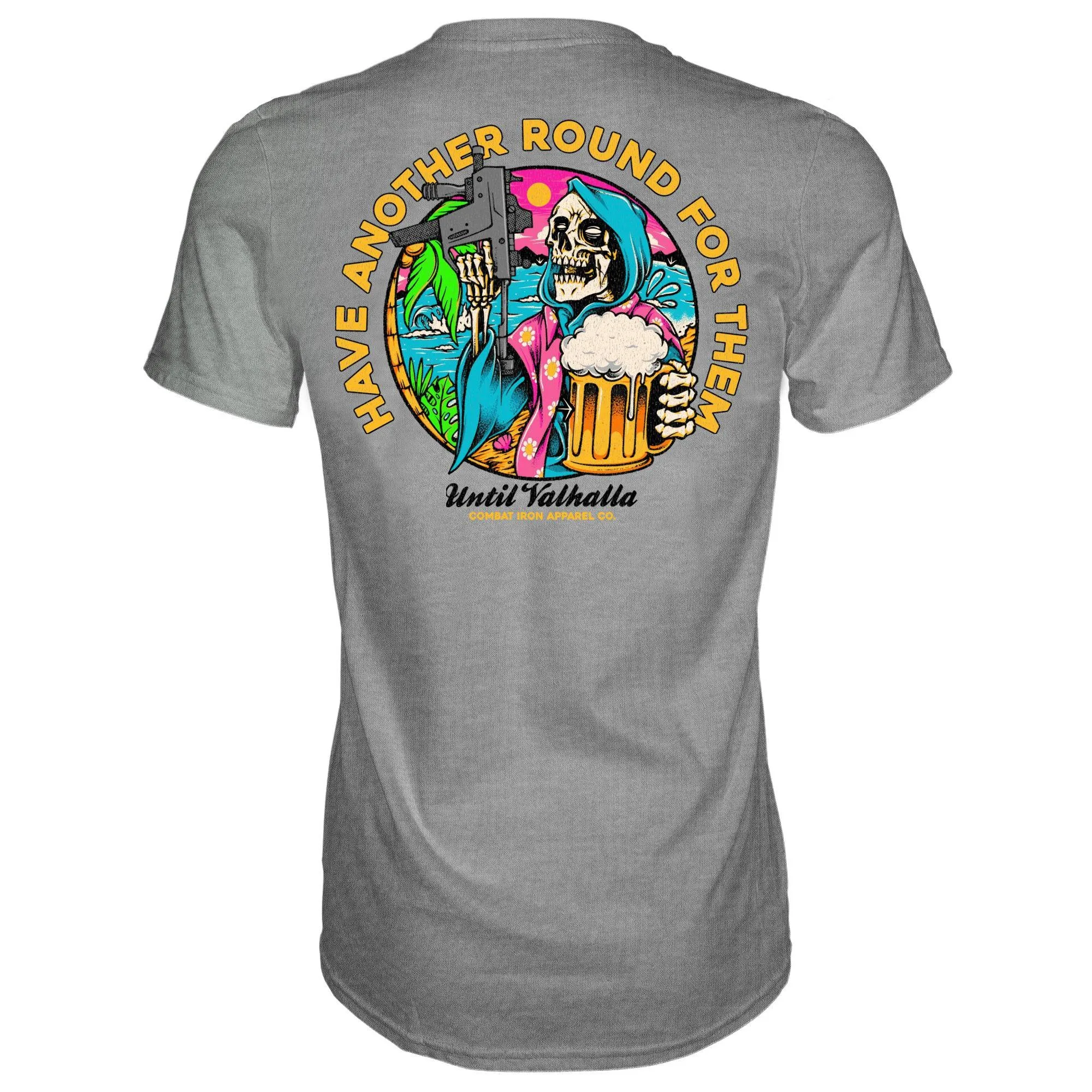 Мужская футболка Have Another Round for Them - Until Valhalla, элитная роскошная футболка для мужчин и женщин, топ Y2k, лето 2023 г.