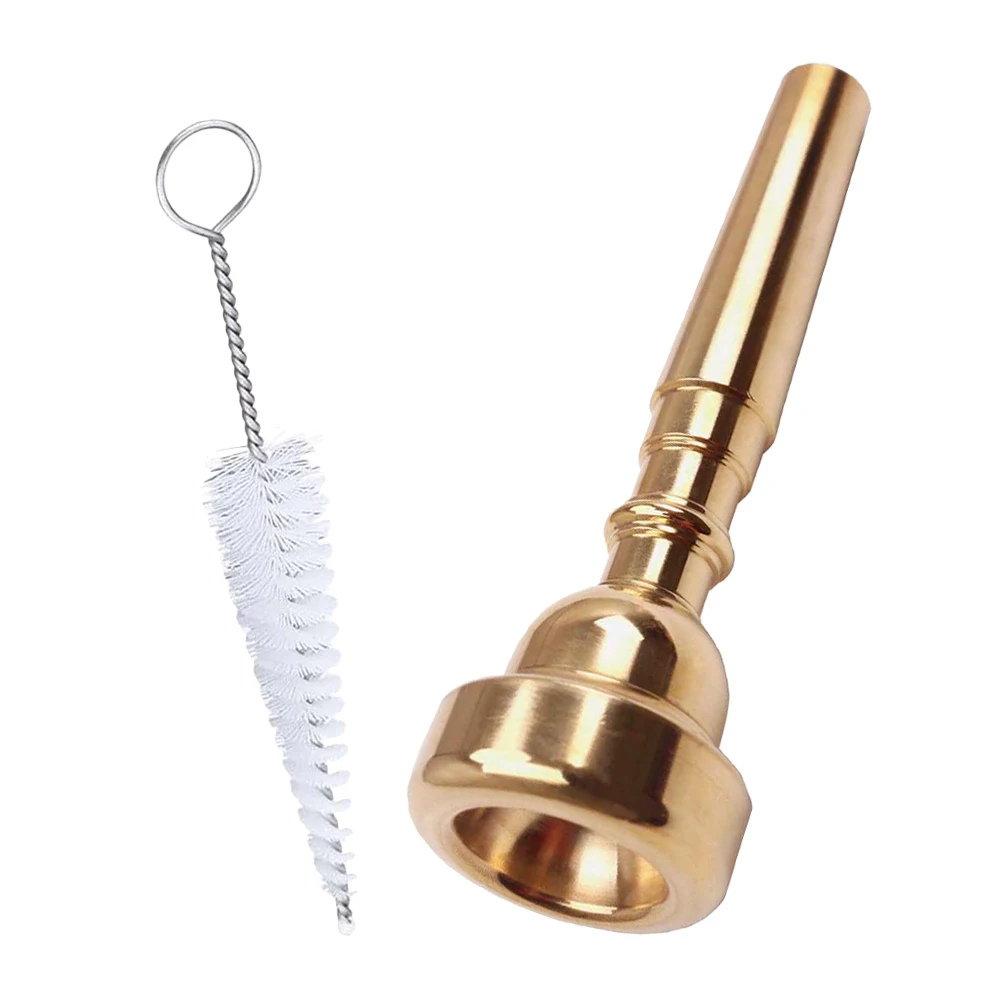 1 set trompetmondstuk reinigingsborstelset met 3C mondstuk koper materiaal voor hoorns trompetaccessoires beginners