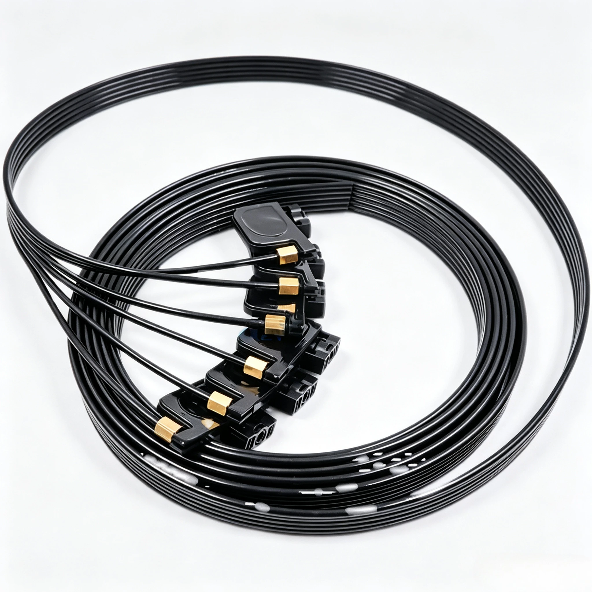 1Set 6‑Color UV Ink Tube Hose Line, With Square Damper, Nut  O‑ring for Epson XP600 TX800 Print‑Head Ink Filter Pipe Kit