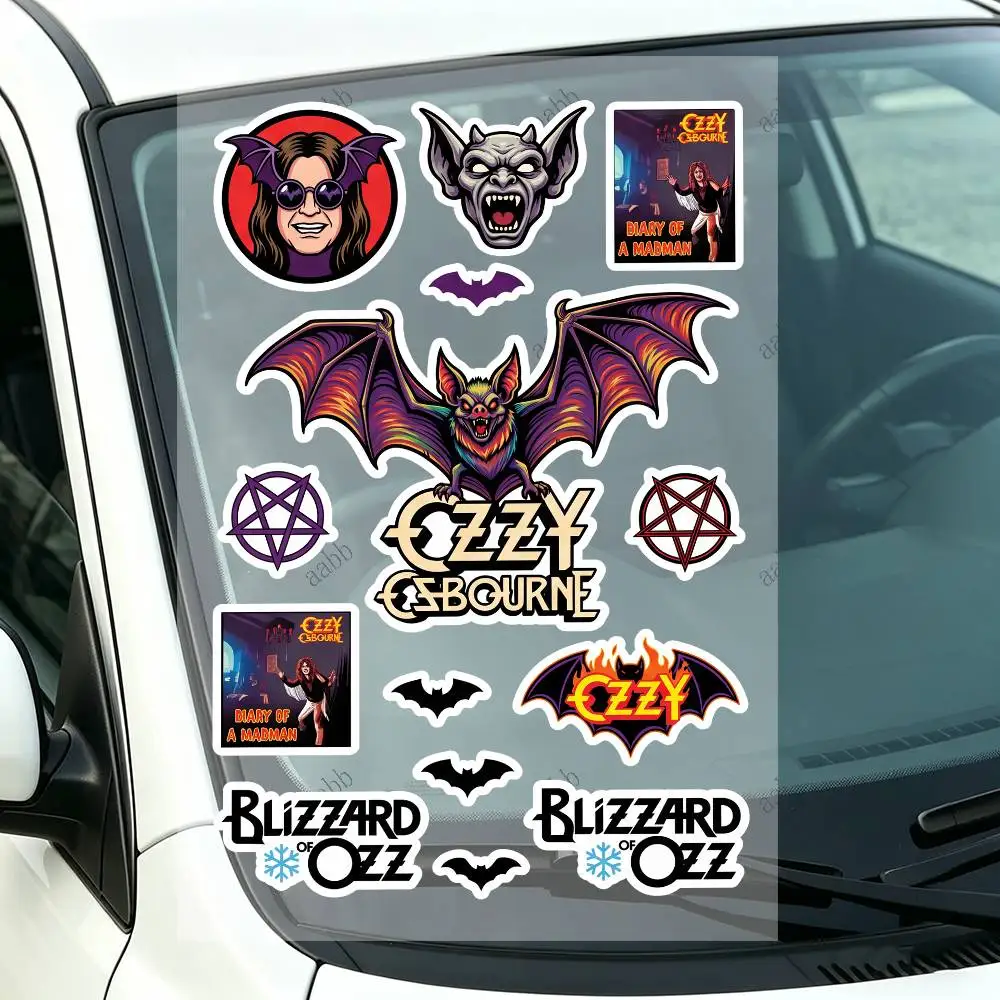 O-Oz Z-zy O-Os B-bourne Motorcycle Sticker Set Reflective Decals For Helmet Fuel Tank Fairing Body Custom Bike Graphics Kit