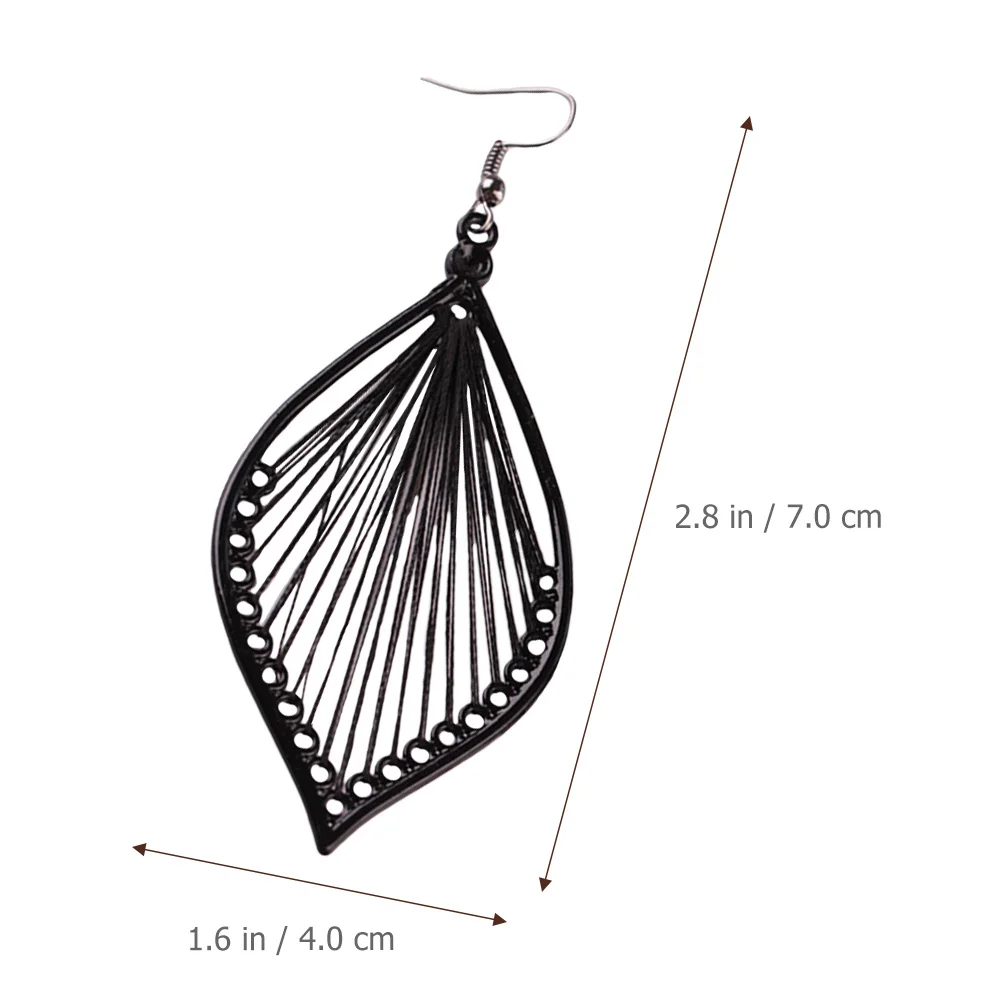 

1Pair Bohemian Leaf Earrings Lightweight Dangle Earrings Stylish Jewelry for Women Party Wear Birthday Gifts Ear Jewelry