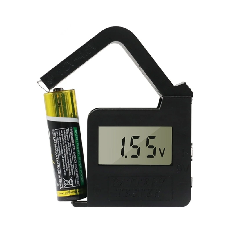 Digital Battery Tester for 18650-Lithium / AA / AAA / C / D / 9V / 1.5V Batteries Volt Checker Monitor Battery Tester