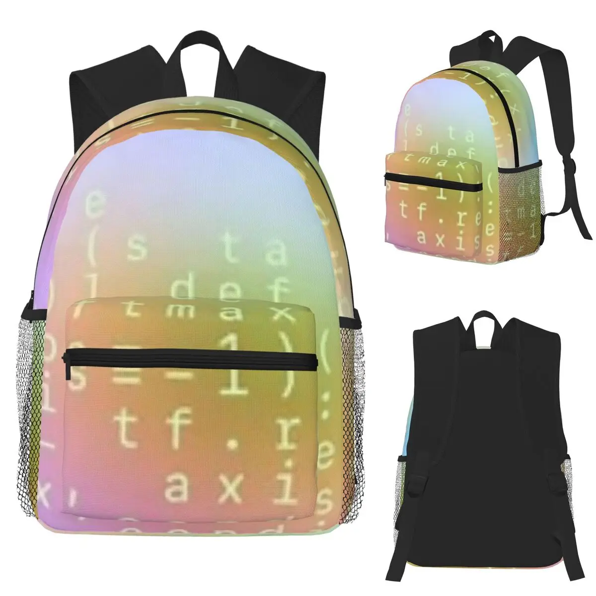 

Color Coding Student Backpack School Bag Hiking Travel Daypack for Boys Girls Fashion Bookbag Shoulder Bags