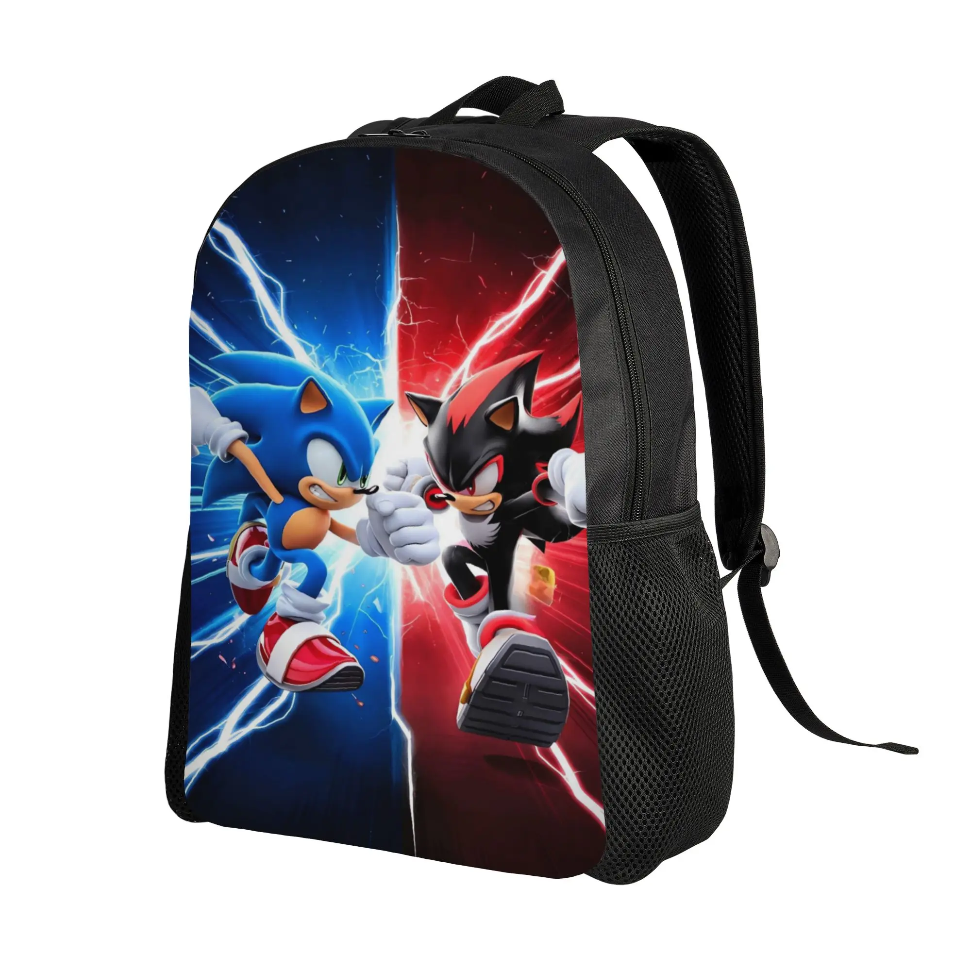 Sonices the H-Hedgehogs Backpack  Cycling Backpacks Female Custom Breathable School Bags Casual Rucksack