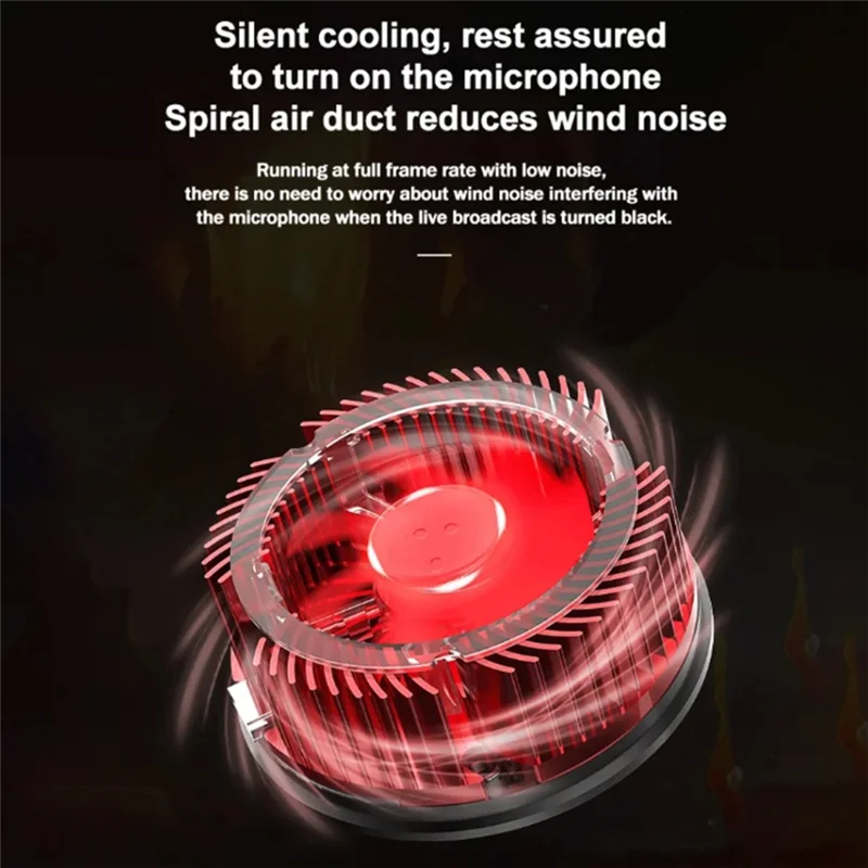 MEMO CX08 Pro AI Halbleiter-Telefonkühler, 2-in-1-Rückclip, hohe Leistung, starke Kühlung mit Befestigung und Klemme-X64A