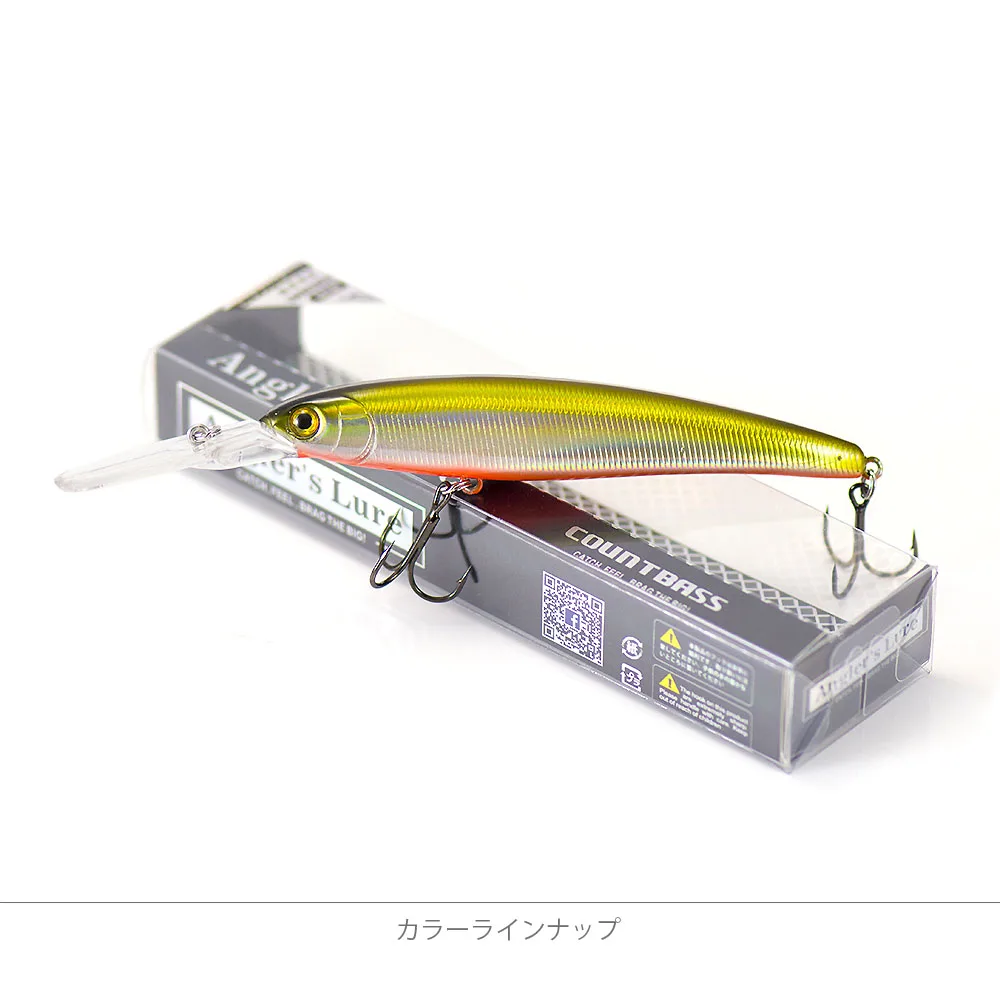 Countbass Floating Deep Diving Minnow 110mm 4-1/3" 14.5g 1/2 oz. Dive 3m Hardbaits Fishing Leurres Wobbler Lures