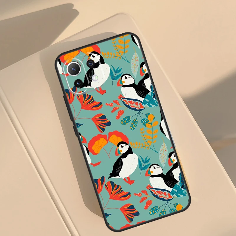 Puffin Bird Case For POCO M6 X3 X5 Pro X4 F4 GT M5s F3 F5 Cover For Xiaomi 11T 12T Pro 12 13 Lite 12X