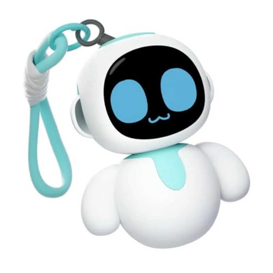 Eiliko Aquamarine - Your Tiny AI Charm Robot That Matches Every Daily Outfit Fun Electronic Pendant Toys for Couples and Best F