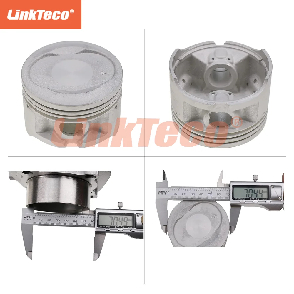 90-04 STD 71 مللي متر 249cc اسطوانة طوقا مجموعة المكبس استبدال لياماها تيمبروولف الدب المقتفي ياماها موتو 250 4BD-11310-01-00 #3