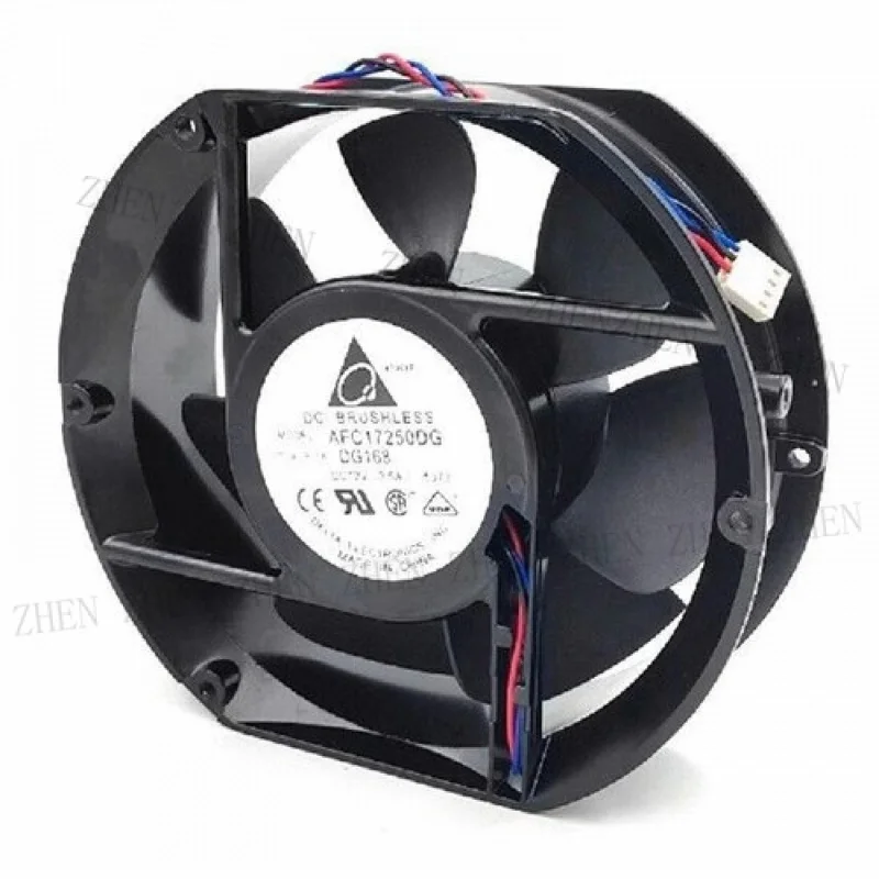 

Y FOR AFC17250 12V 3.5A 3-Pin Metal Aluminum Frame Cooling Fan