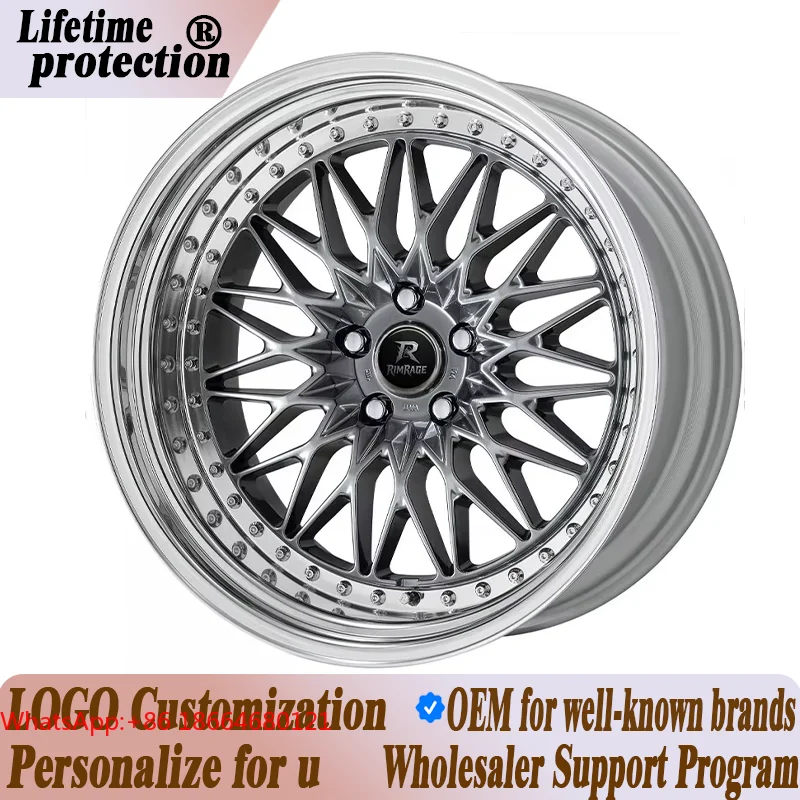 Work Wheels VS-XV Forged Wheels Rims 17-26 Inch 3-Piece Alloy Step Lip Deep Dish Luxury Design VIPW205,W213,W166,X156,W257