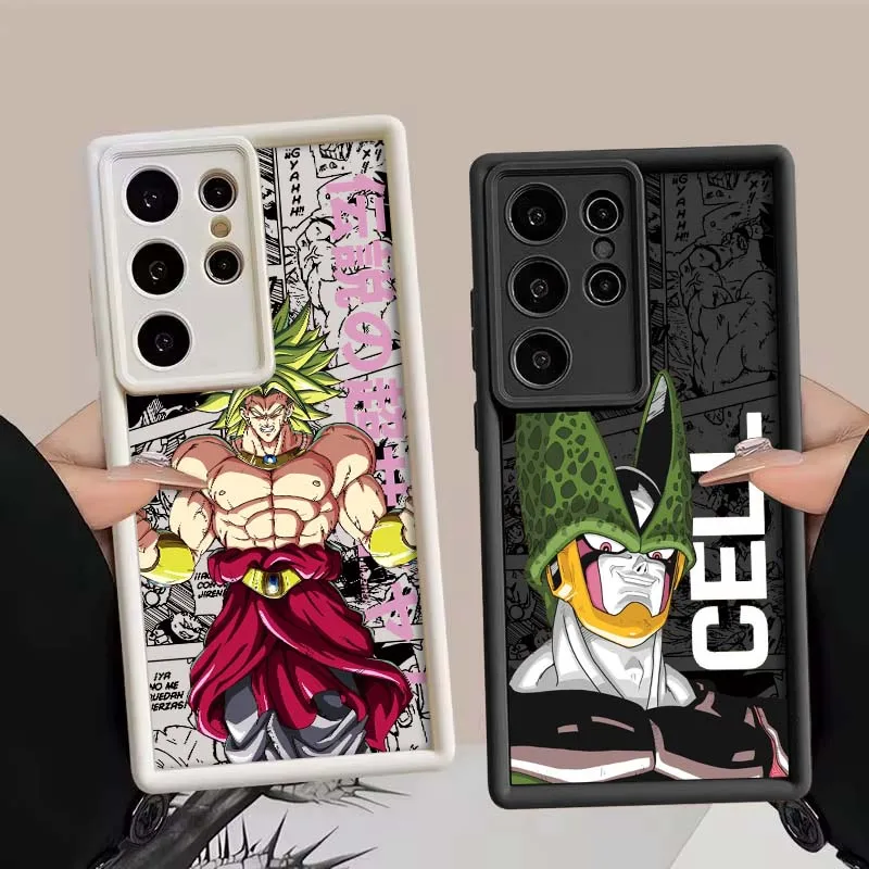 

D-Dragon Ball Broly Jiren Cover For Samsung Galaxy S25 S24 S23 S22 S21 S20 Ultra Plus FE 5G Eye Ladder Phone Case