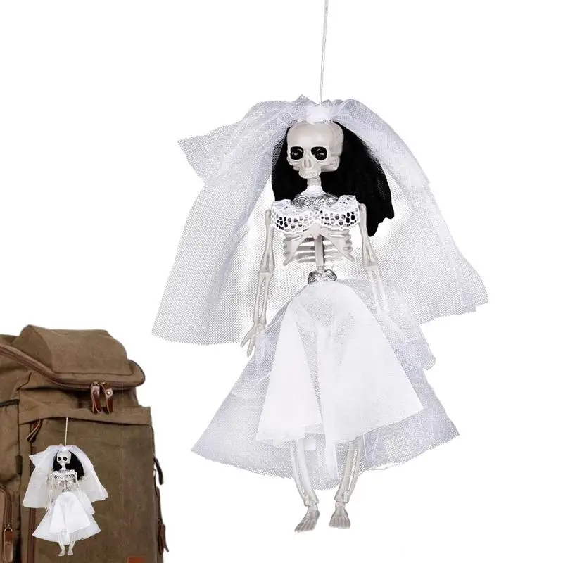 Hang Bride And Groom Skeletons Bride And Groom Skeletons Hang Skeleton Skeleton Halloween Decoration Haunted House Props