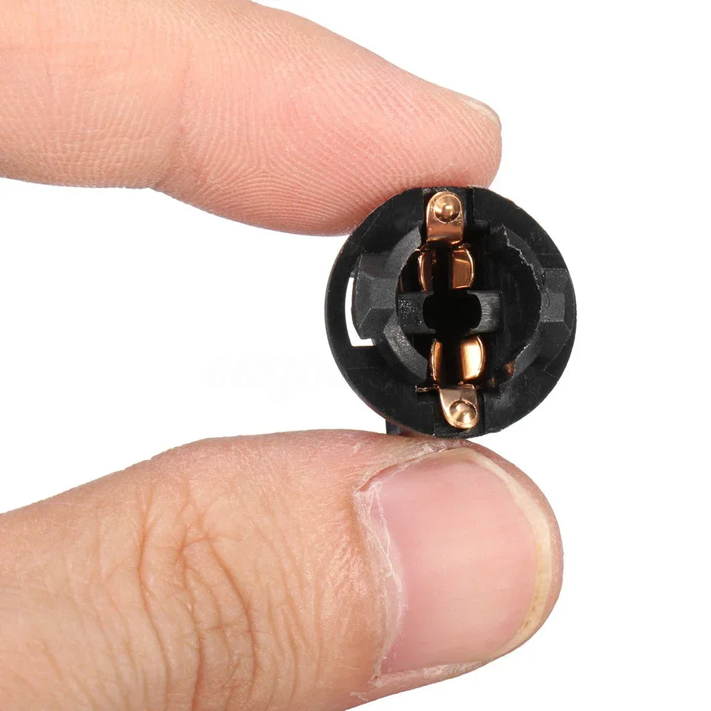 10Pcs Car Lights Dash Bulb Plug Holder Car Socket Dashboard Instrument Panel Socket T10 W5W 168 194 Twist Lock Wedge Bases