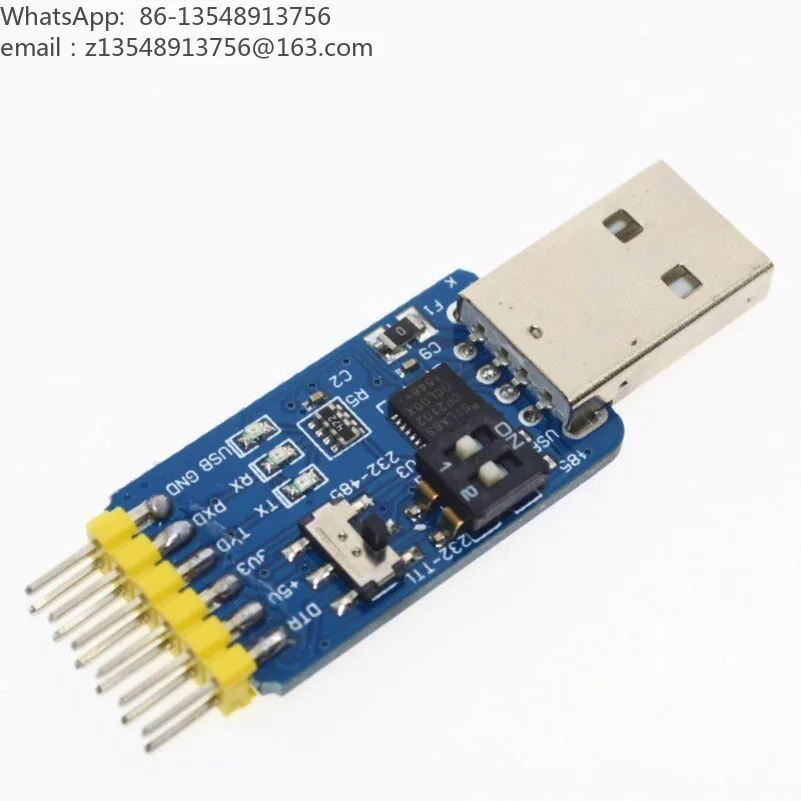 CP2102 Six in One Serial Module USB To 485 TTL 232 Mutual Conversion 3.3V 5V Compatible Communication Module