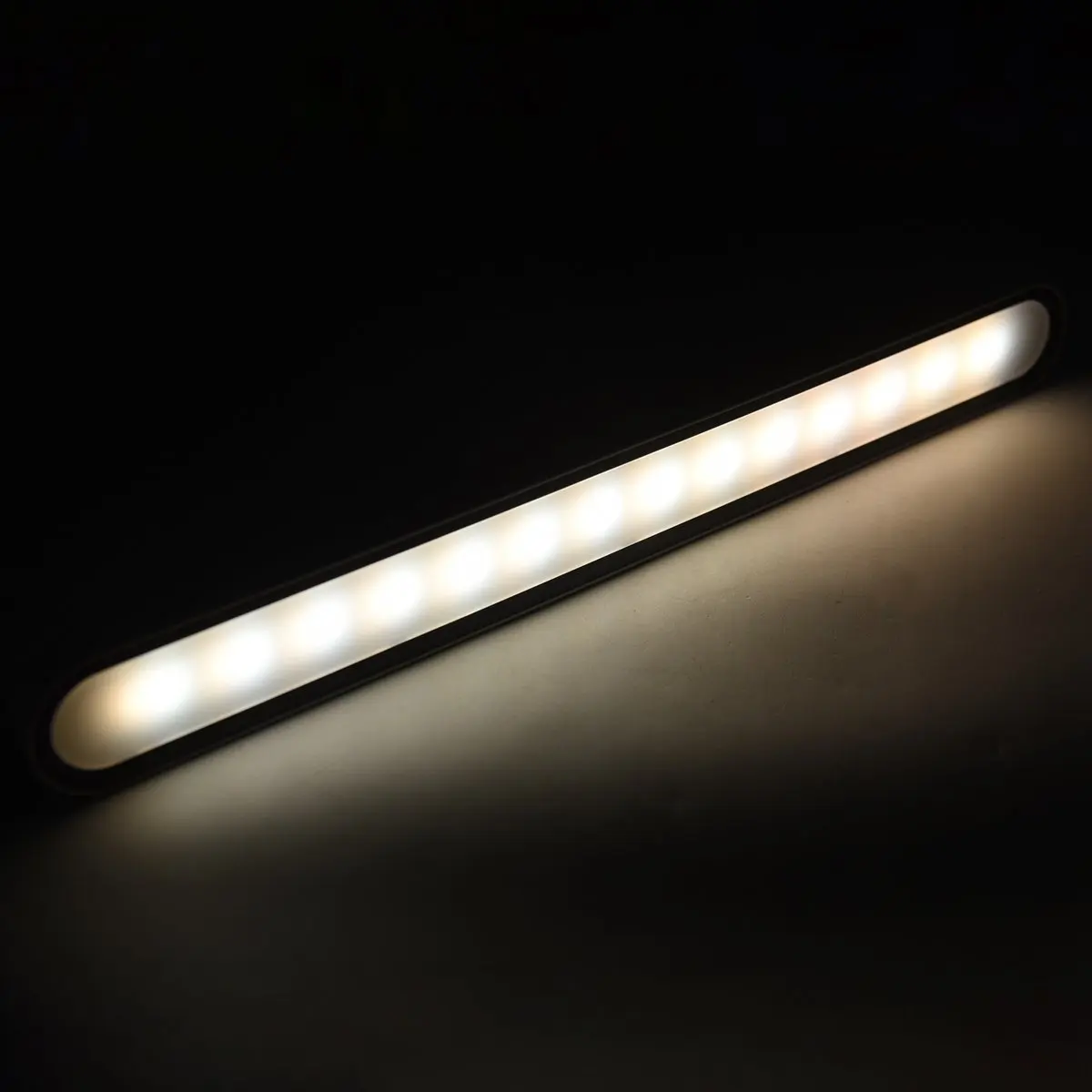 newA10R Wireless LED Wall Reading Light Stick on Bunk Dimmable Contact Lights Headboard Adhesive Lamp for Makeup Mirror - White