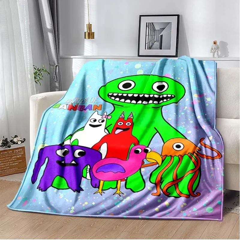 Garten of Banban Game Printed Blanke,Can Also Be Used As A Bed Sheet,bath Towel,knee or Nap Blanket,sofa Living Room Bedroom