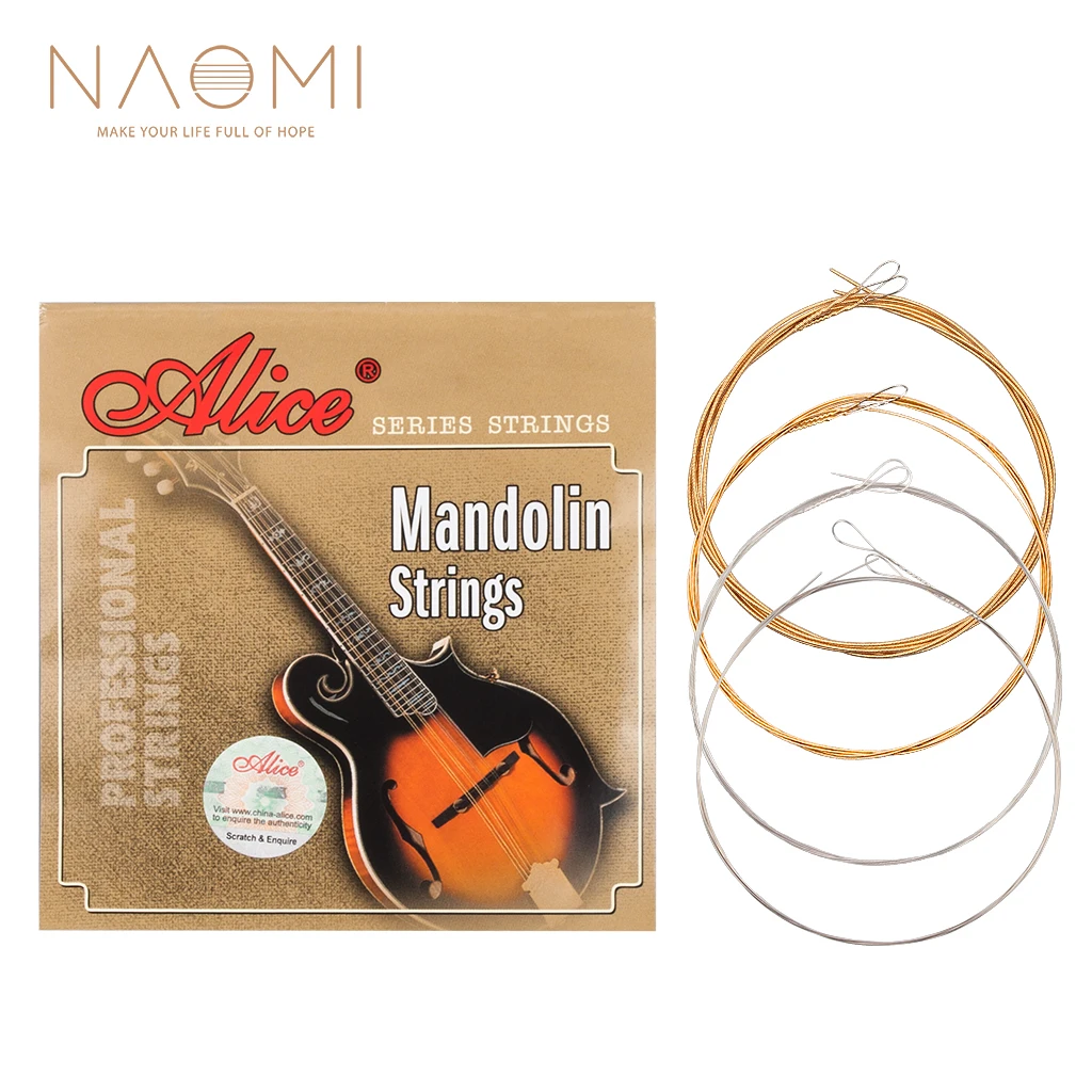 

NAOMI 1 SET Alice AM05 Mandolin Strings Set 0.011-0.040 Coated Copper Alloy Wound Plated Steel 4 Strings