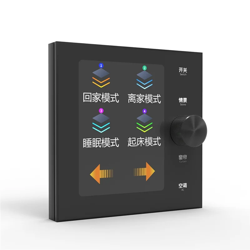 ABZW Tuya Wifi Smart Switch Panel Smart Home Zigbee Schakelaar Voor Meerkanaals Verlichting Scènes Gordijnen Dimmen Schakelaars