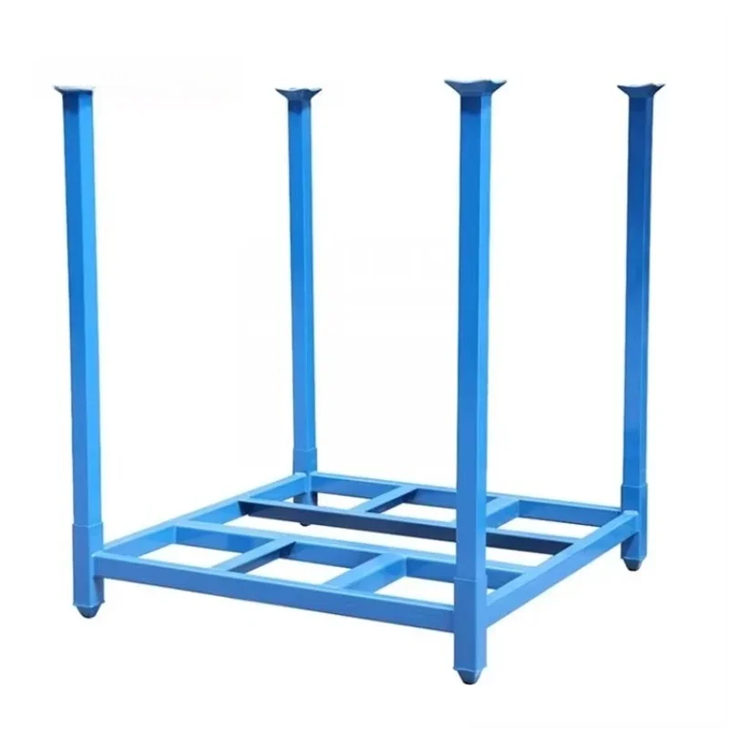 Removable powder coated storage warehouse fully welded stacked square tube column tray