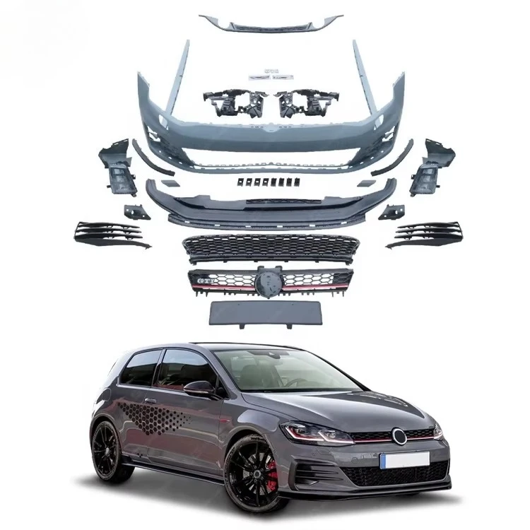 

Wholesale Price Golf 7 Upgrade to GTI Style Body Kit for Volkswagen Bodykit Front Bumper Grill Side Skirt Rear Diffuser