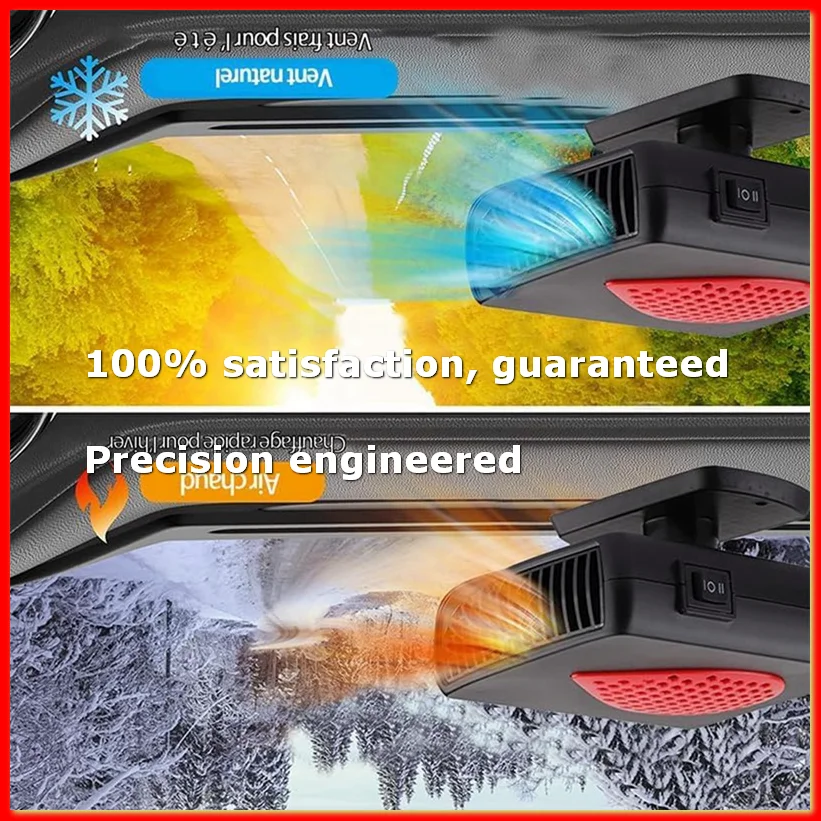 12V Car Fan Heater,500W Car Defroster for Windshield,Hot and Cold Car Cooling Fan with Lighter Socket,A-AD23