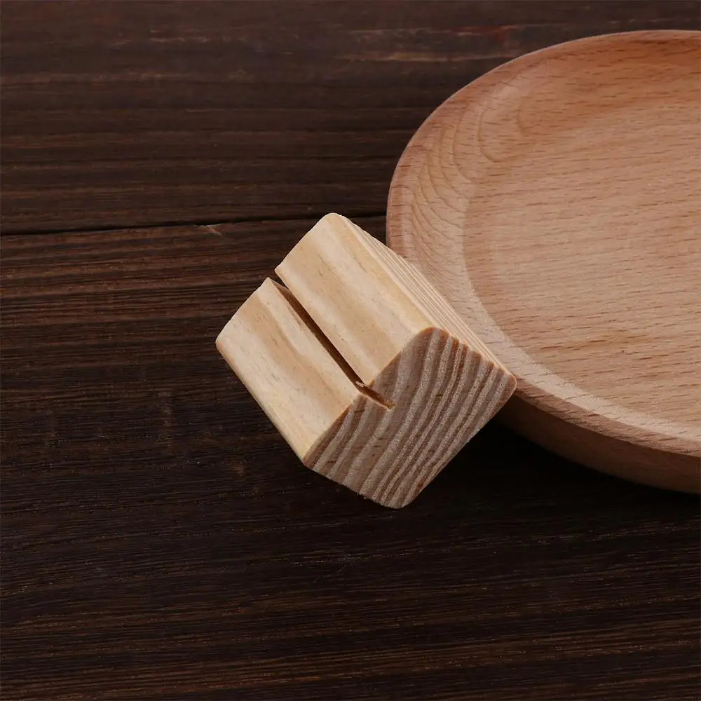 Wedding Party Table Number Elegant Sign Wooden Place Card Holder Display Stand Note Holder Decoration