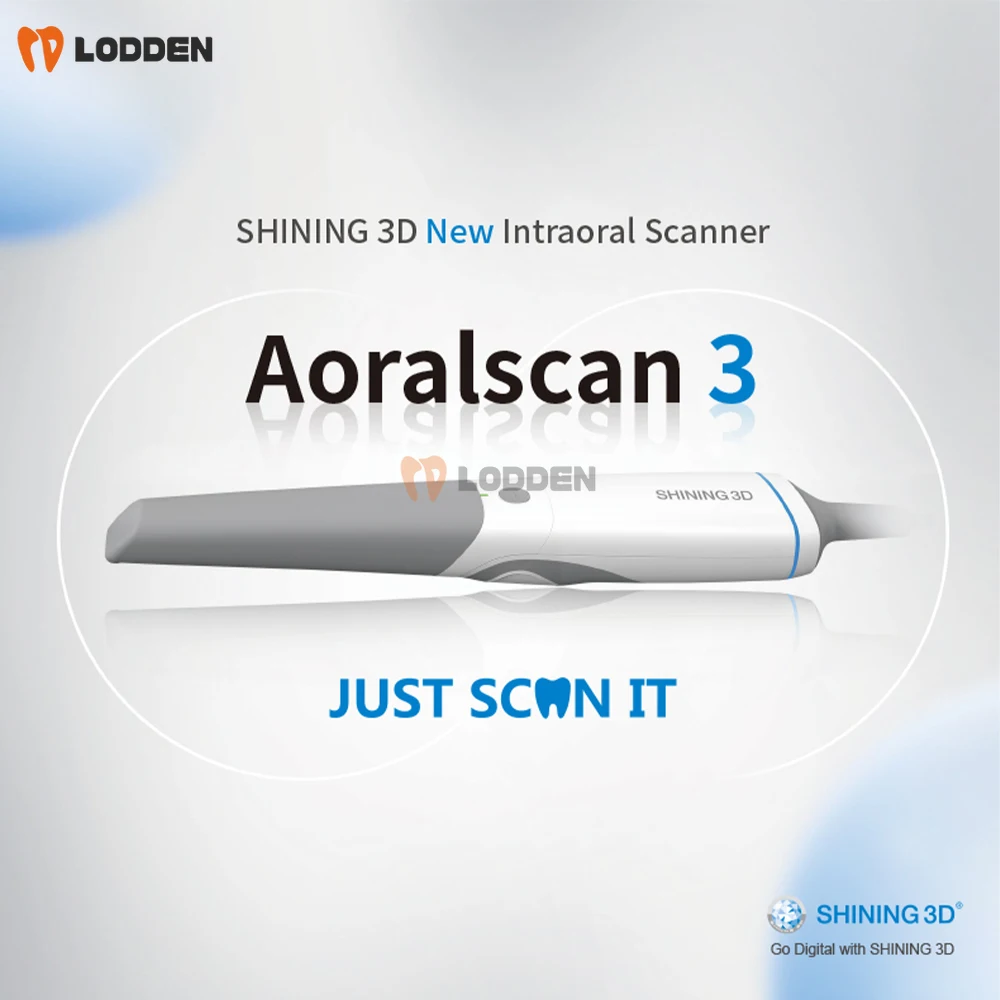 Aoralscan 3 bersinar 3d pemindai Intraoral peralatan gunting gigi Oral dengan perangkat lunak gratis dan ekosistem lengkap disetujui CE