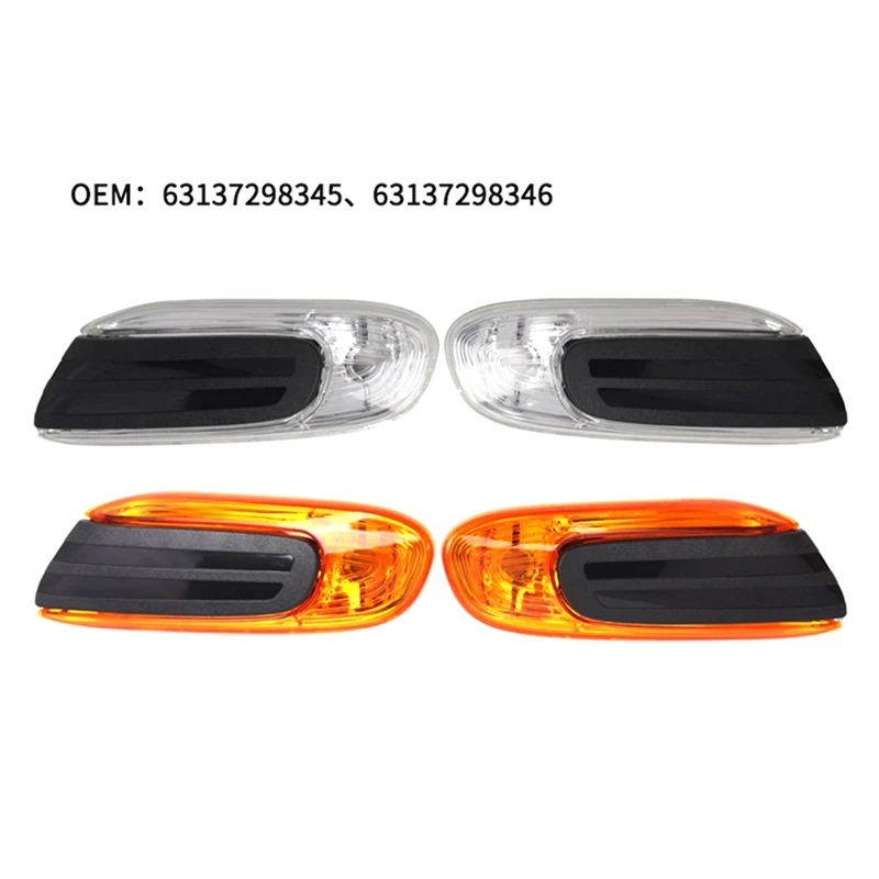 

Auto Front Fender Marker Corner Leaf Plate Light Cover No Bulb For MINI COOPER F55 F56 F57 2014 -2020-AD39
